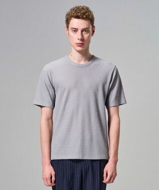 JOSEPH HOMME 【新色追加】メランジクロスジャージー　クルーネックカットソー ライトグレー系