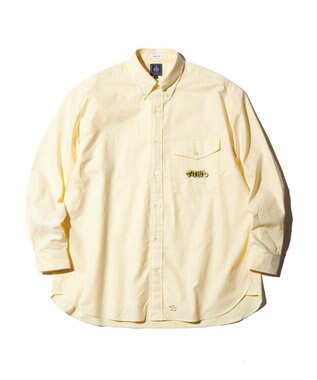 J.PRESS MEN 【J.PRESS ORIGINALS】GRFFITI B.D. OXFORD SHIRT / BAGGY FIT ライトイエロー系