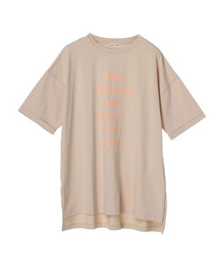 CRAFT STANDARD BOUTIQUE シルケット天竺　ロゴＰＴ　ＢＩＧ　Ｔｅｅ　Ｓ／Ｓ Gray Beige