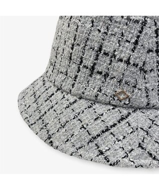 林八百吉商店 un chapeau  ツイードダウンハット グレー