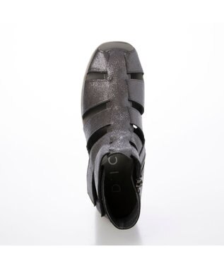 MODE ET JACOMO <D'ICI>グラディエーターウエッジブーツサンダル グレーメタリック