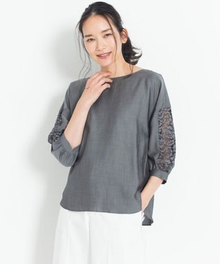 レースコンビ 7分袖 ブラウス 自由区 ファッション通販 公式通販 オンワード クローゼット レースコンビ 7分袖 ブラウス 自由区 ファッション通販 公式通販 オンワード クローゼット