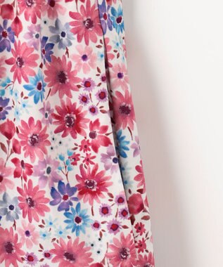 組曲 KIDS 【150-160㎝】サマーフラワー ワンピース ピンク
