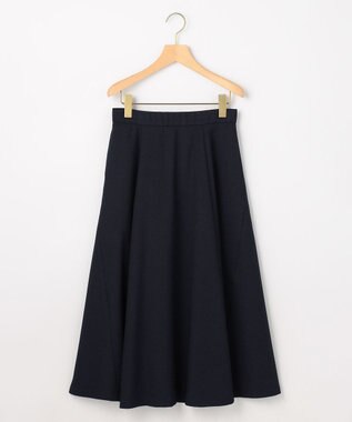 組曲 S ライトリネンライクフレア スカート ネイビー系