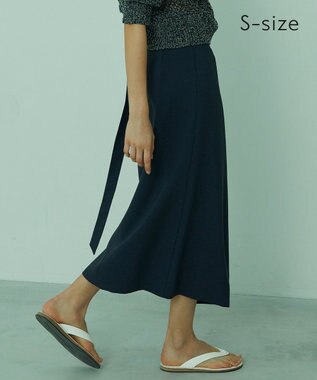 BEIGE， 【S-size】IVY / ラップスカート Navy