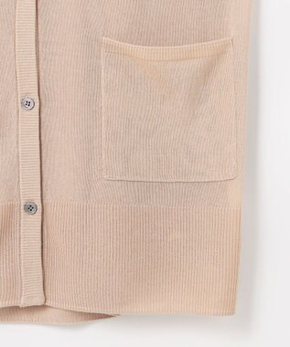 組曲 S 【先行予約】シアーニットVネック カーディガン ベージュ系