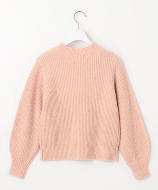 ANY SIS S 【低身長企画】ケーブルコンパクト ニット ペールピンク