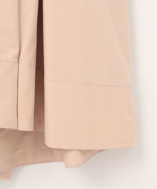 自由区 【XSサイズ～/洗える】ストレッチタイプライター タックギャザースカート ピンク系