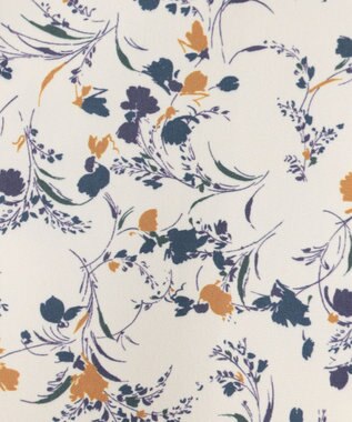 UNFILO MENS ボタニカルプリント オープンカラーシャツ【ギフトにもおすすめ】 ベージュプリント