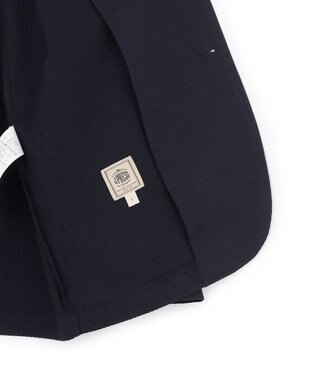 J.PRESS MEN 【WEB・一部店舗限定】シアサッカー カットジャケット ネイビー系