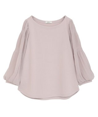 earth music&ecology マジョリカプリーツプルオーバー Pink