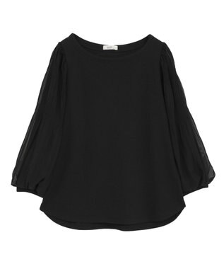 earth music&ecology マジョリカプリーツプルオーバー Black