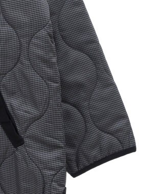 Green Parks 撥水加工　キルティングＺＩＰブルゾン Hounds Tooth