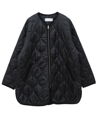 Green Parks 撥水加工　キルティングＺＩＰブルゾン Black