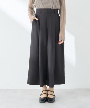 earth music&ecology クロップドパンツ Black