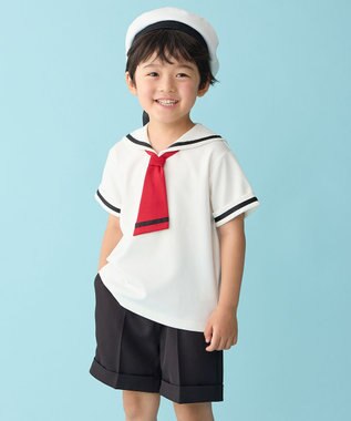 【カードキャプターさくら×any FAM】友枝小学校 制服風セットアップ, オフホワイト, 90