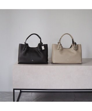 PELLE BORSA トートバッグ Reinette レネット 9089 グレージュ