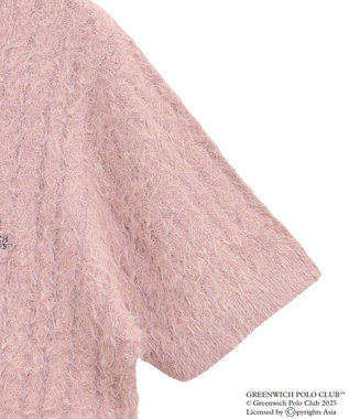 Green Parks ＧＲＥＥＮＷＩＣＨ　ＰＯＬＯ　ＣＬＵＢニットプルオーバー Pink