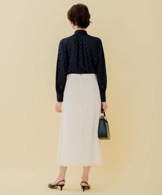 自由区 L 【セット可】ラミーブッチャー ストレートシルエットスカート アイボリー系