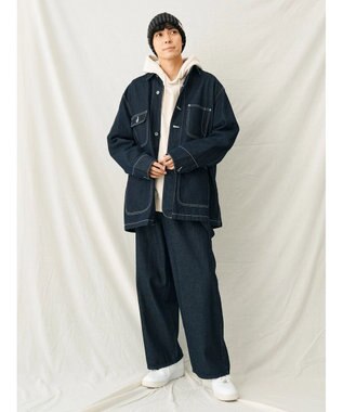 CRAFT STANDARD BOUTIQUE 【２ｗａｙ】デニムサロペットパンツ Dark Indigo