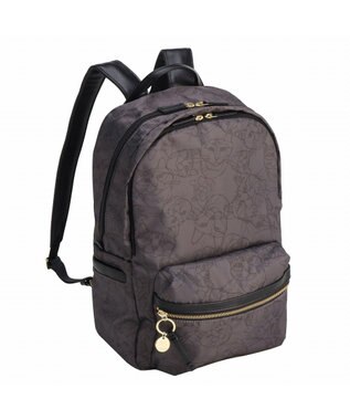 ACE BAGS & LUGGAGE HAyU × ace.  ユッカ リュックサック A4サイズ ２気室 17836 チャコール（ネコヘッド柄）