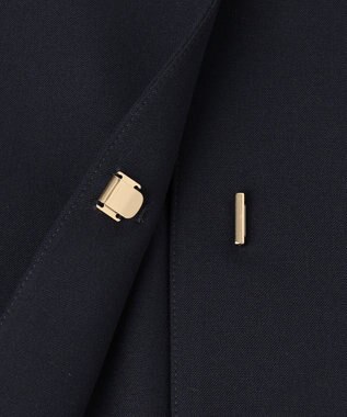 J.PRESS LADIES L 【洗える】T/Rアルガンシルク ジレ ネイビー系