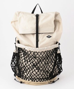 JOSEPH ABBOUD MOUNTAIN リップルサッカー バックパック アイボリー系