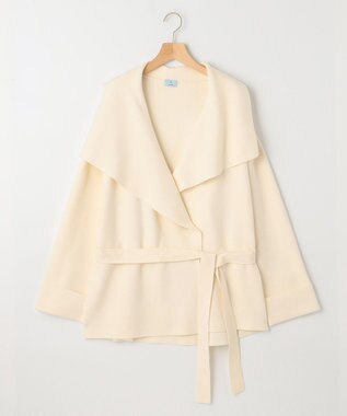 組曲 【軽羽織】ショールカラー カーディガン アイボリー系