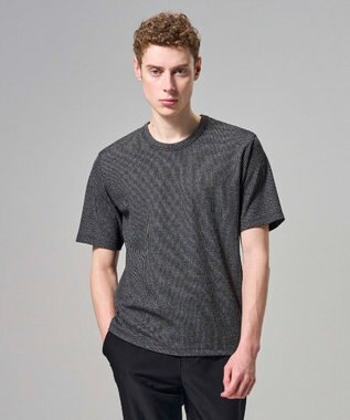 JOSEPH HOMME 【新色追加】メランジクロスジャージー　クルーネックカットソー ブラック系