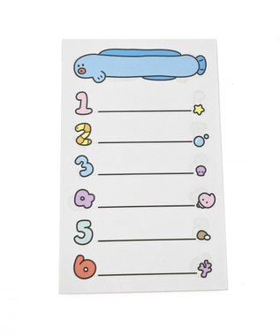 WEGO 海フレンズメモ 柄1