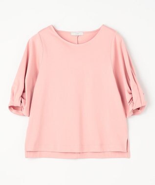 ANY シルケットスムース タックスリーブプルオーバー ピンク