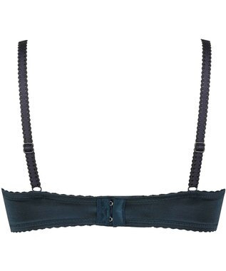 Wing ブラジャー Wing Lesiage ふっくら、まる胸メイク 背中にやさしくフィット 【2860シリーズ】 パッド有 ブラ PB2860 ウイング／ワコール グレイッシュブルー