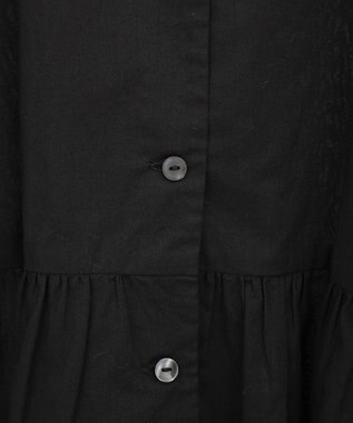 CRAFT STANDARD BOUTIQUE ペプラム長袖ブラウス Black