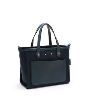 A.D.M.J. 【ファブリック】オフィサー/トート32cm(Dカン＋) NAVY