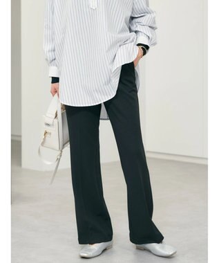 AMERICAN HOLIC 美・美・美ポンチジョーゼットフレアパンツ Black