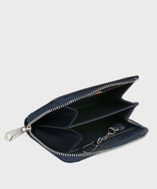 Paul Smith ハイライトステッチ コイン＆パスケース ネイビー