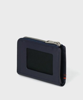 Paul Smith ハイライトステッチ コイン＆パスケース ネイビー