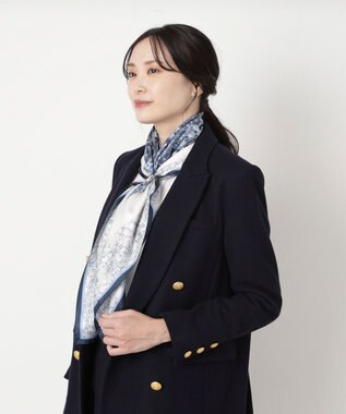 MOONBAT Luna Luce(ルナルーチェ)スカーフリング ラメ 3 Ring お手持ちのスカーフを通すだけ ギフト ターコイズブルー