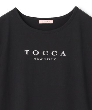 TOCCA 【洗える】TOCCA NEW YORK LOGO TEE Tシャツ ブラック系
