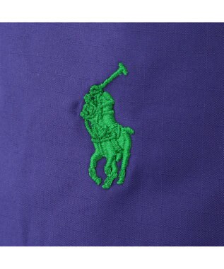 MOONBAT 【遮熱・遮光】POLO RALPH LAUREN（ポロ ラルフ ローレン）ポロポニー刺繍 リップストップ パラソルハット 帽子 あごひも付き パープル