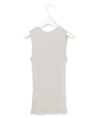 ICB 【洗える】オーガニックリブタンク ノースリーブ トープ系