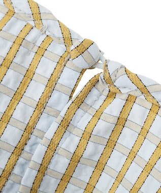CRAFT STANDARD BOUTIQUE サッカーチェックブラウス Light Blue