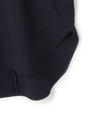 UNFILO ジョーゼット ラウンドテール プルオーバー ネイビー