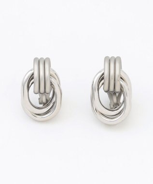 自由区 【SHIHOさん着用】リングMIX イヤリング シルバー