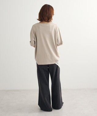 Green Parks ・ｓｗｉｎｇ　ｂｙ　シルケットオーバーサイズＴＥＥ Gray Beige