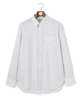 J.PRESS MEN 【KANEMASA JERSEY】ストライプボタンダウン シャツ ホワイト系1
