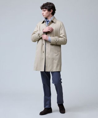 J.PRESS MEN 3シーズン対応【定番】コンパクトスピンギャバジン ステンカラーコート_25年モデル ベージュ系