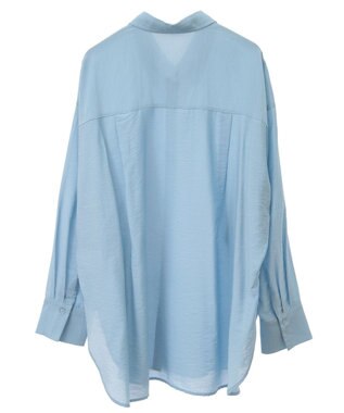 Green Parks ””とろっ””とシルキーシャツ Blue