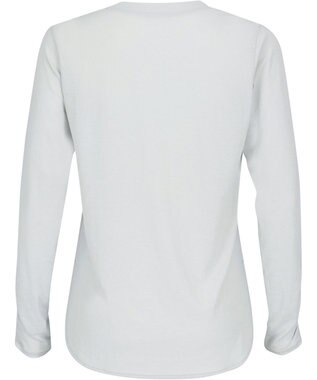 CW-X 【WOMEN】 CW-X ロングＴシャツ 梨地素材 薄手 シアー感 スポーツウェア 長袖 レディース DLY129 /ワコール グレー