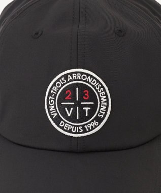 23区GOLF 【MEN】エンブレム キャップ ブラック系
